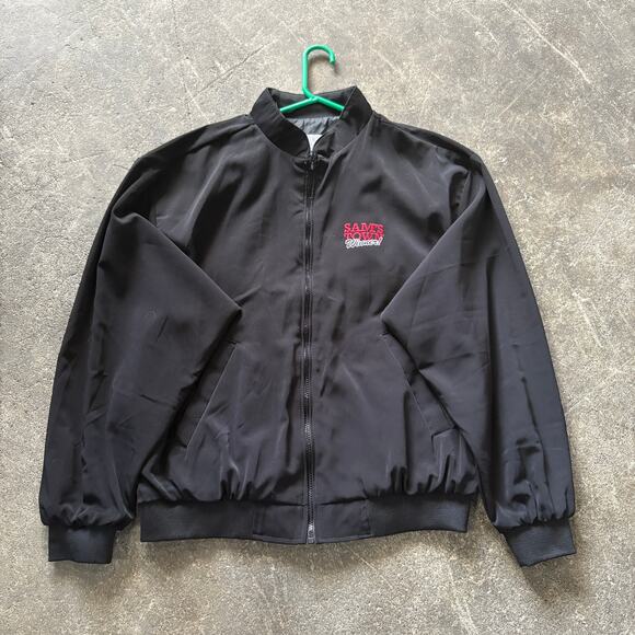 Vintage Sam's Town Las Vegas Oversized Jacket Mens XL Black 90s Poker Winner - Picture 3 of 9